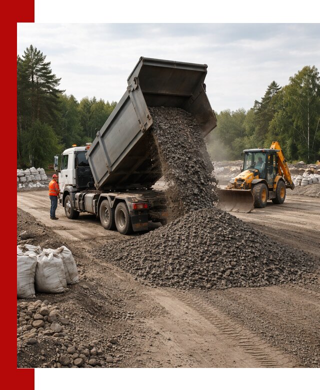 Доставка дробленого асфальта в Кизляре для дорожных работ