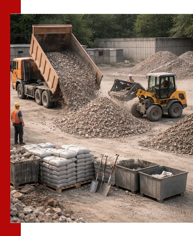 Вторичные материалы для отсыпки в Кизляре — поставка и доставка