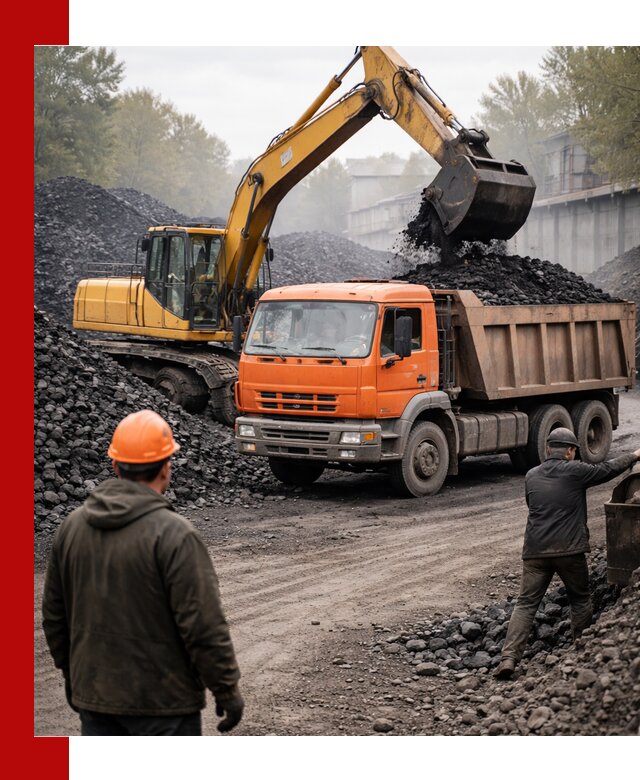 Доставка угля автотранспортом в Кизляре быстро и выгодно