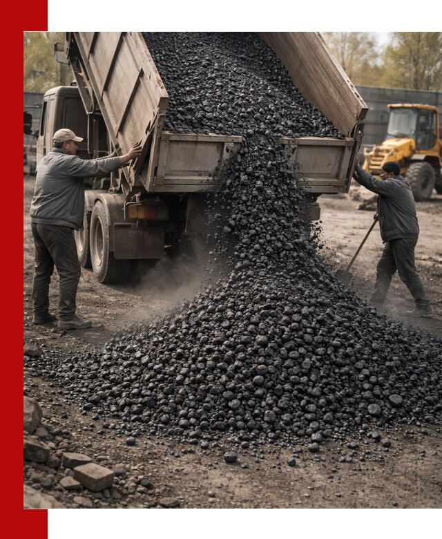 Доставка угля семечка самосвалами в Кизляре