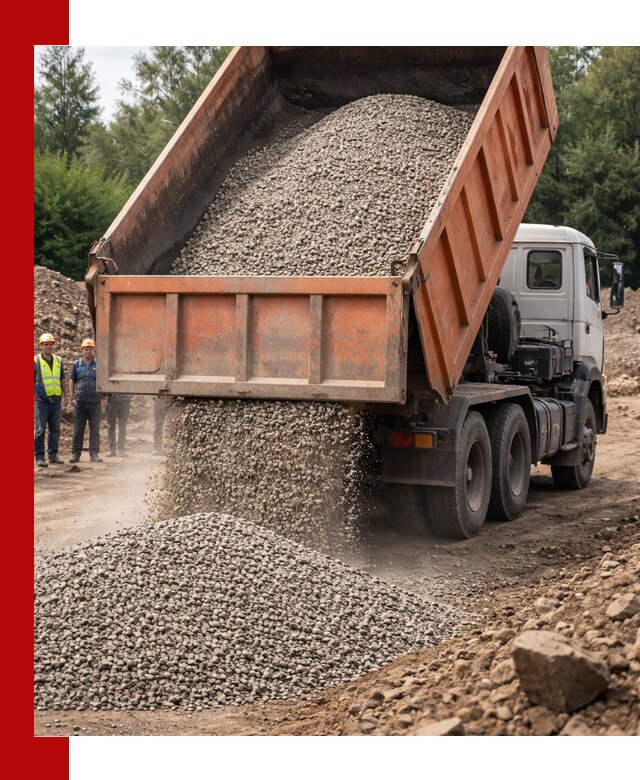 Доставка сыпучих материалов самосвалом в Кизляре быстро и надежно