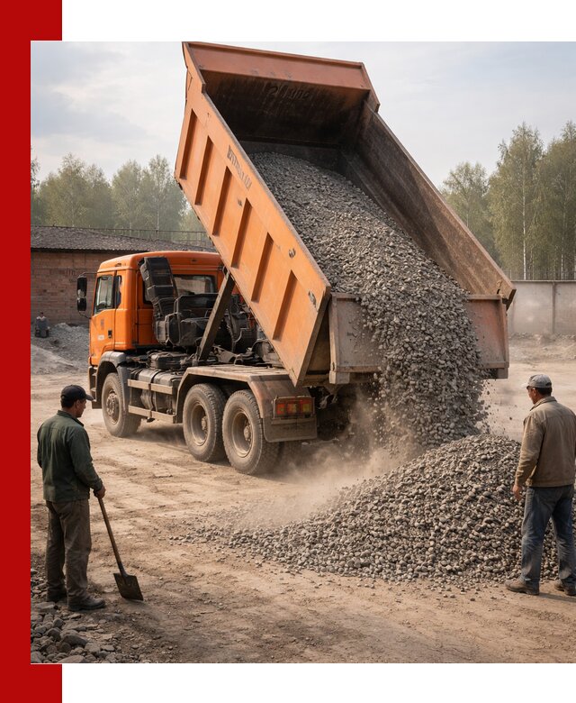 Доставка самосвалом 20 м3 в Кизляре быстро и надежно