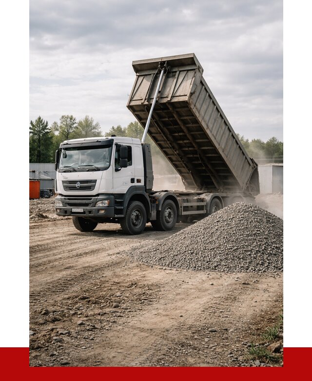 Доставка самосвалом 40 кубов в Кизляре от 9145 р. | ПРОНЕРУДКзр