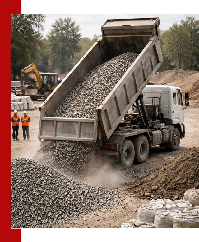 Аренда самосвала в Кизляре для доставки сыпучих и нерудных материалов