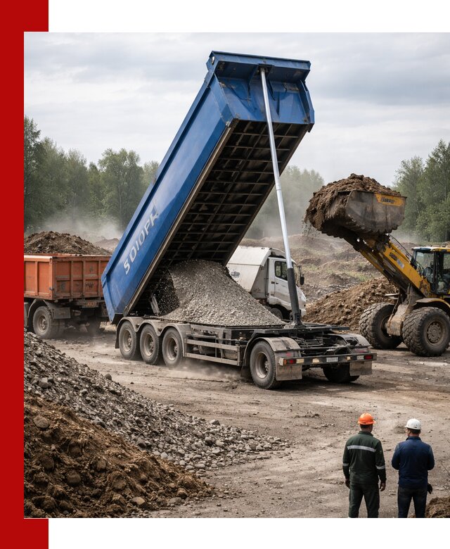 Аренда тонар 40 тонн в Кизляре с доставкой материалов