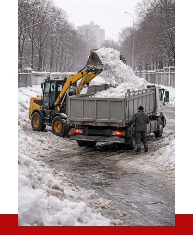 Вывоз снега с погрузкой в Кизляре от 3556 р. ПРОНЕРУДКзр