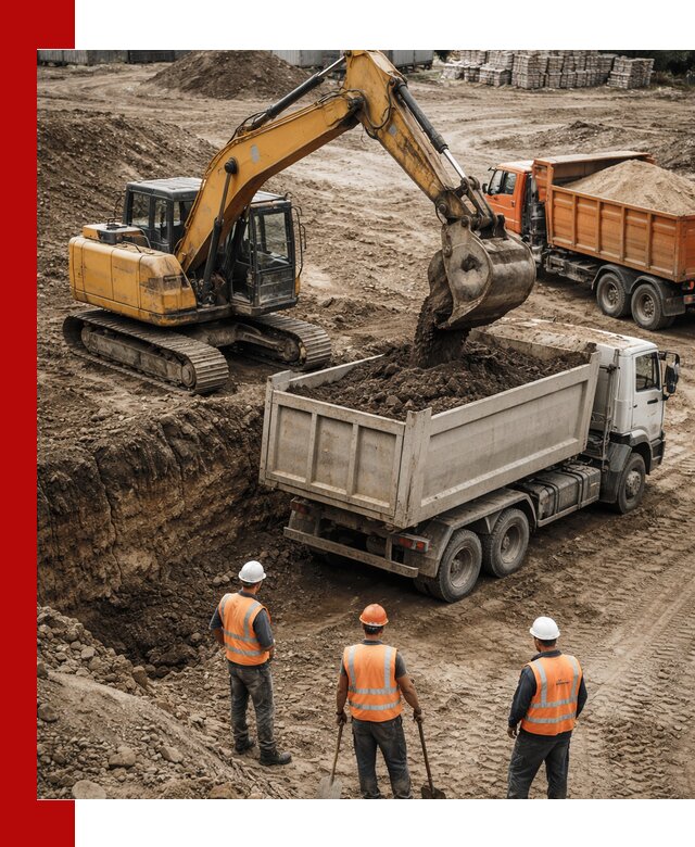 Разработка грунта для строительства и благоустройства в Кизляре