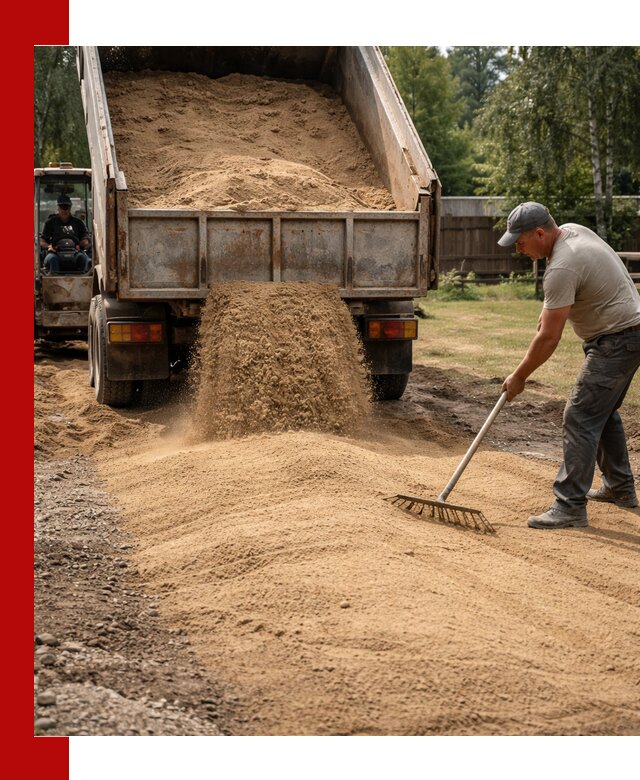 Отсыпка участка песком в Кизляре быстро и качественно