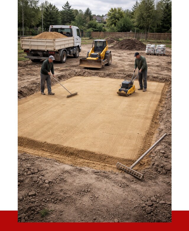 Устройство песчаной подушки в Кизляре от 4572 р. ПРОНЕРУДКзр