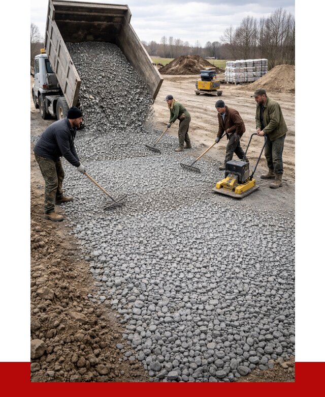 Устройство щебеночной подушки в Кизляре от 4572 р. ПРОНЕРУДКзр