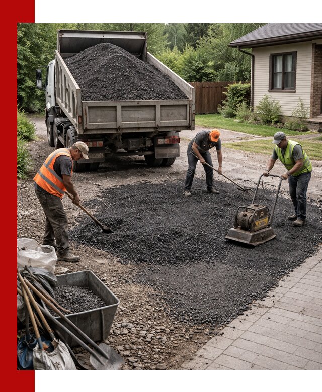 Асфальтовая крошка для двора с доставкой в Кизляре